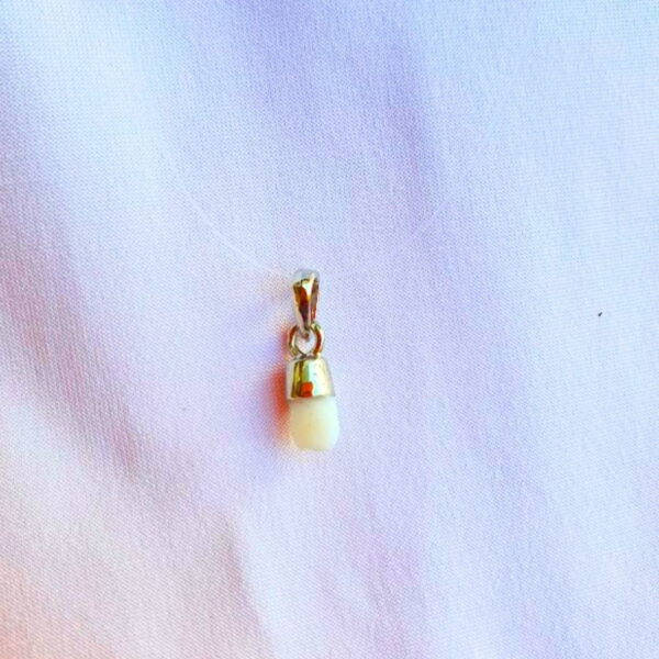 Pingente de Dente de Leite Tradicional banhado a ouro 18k